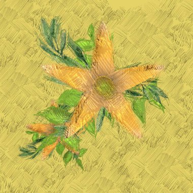 kopya alanı ile arka plan için sanatsal renkli illüstrasyon