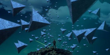 metin için alanı olan soyut kavramsal yaratıcı arkaplan 