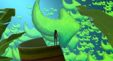 metin için alanı olan soyut kavramsal yaratıcı arkaplan 