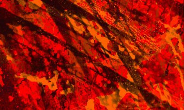 Metin için yeri olan boya lekeleriyle soyut arkaplan