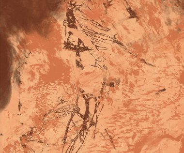 metin için alan ile arka planda soyut renkli lekeler