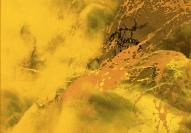 Metin için yeri olan boya lekeleriyle soyut arkaplan  