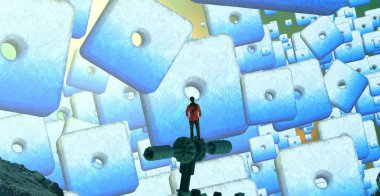 mavi ve beyaz arkaplan