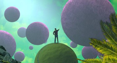 Bahçedeki yeşil ağaç