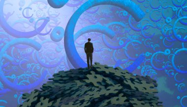 mavi ve beyaz arkaplan