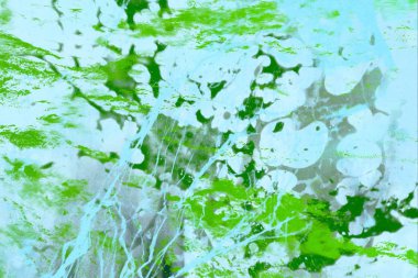 Metin için yeri olan boya lekeleriyle soyut arkaplan 