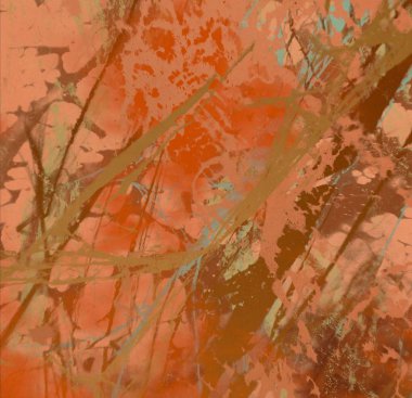 Arkaplanda soyut renkli lekeler