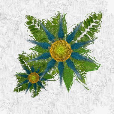 Beyaz arkaplanda Noel süslemesi