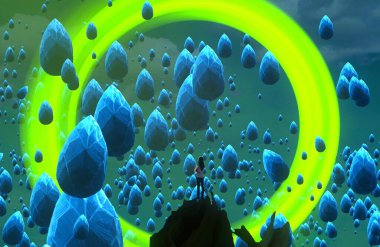 Su damlalarıyla soyut arkaplan