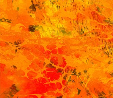 Metin için yeri olan boya lekeleriyle soyut arkaplan