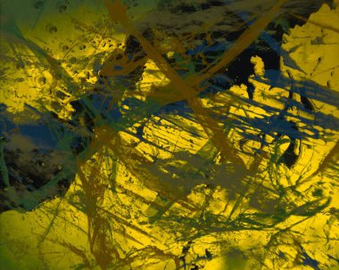 Metin için yeri olan boya lekeleriyle soyut arkaplan