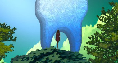 metin için alanı olan soyut kavramsal yaratıcı arkaplan 