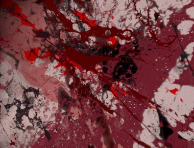 Metin için yeri olan boya lekeleriyle soyut arkaplan    