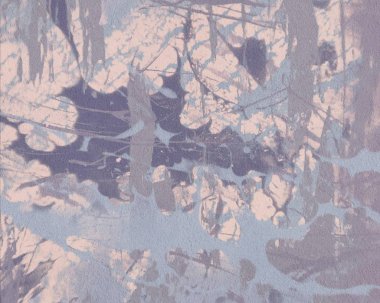 Metin için yeri olan boya lekeleriyle soyut arkaplan