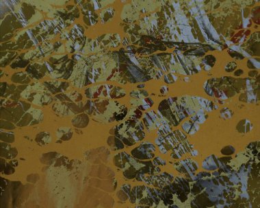 Sahilde sonbahar yaprakları