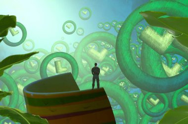 Çaydanlıkta yeşil çay