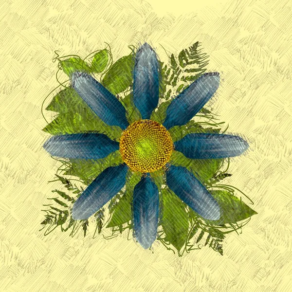 Brudny Nieczysty Kwiat Shabby Tle — Zdjęcie stockowe