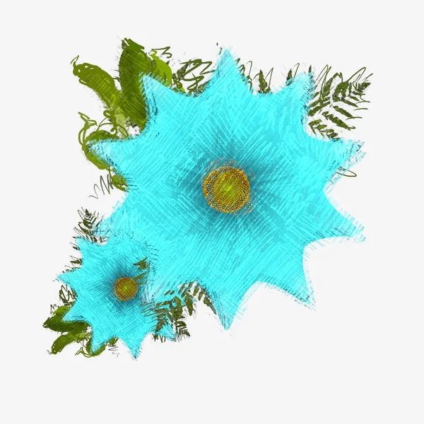 kopya alanı ile arka plan için sanatsal renkli illüstrasyon