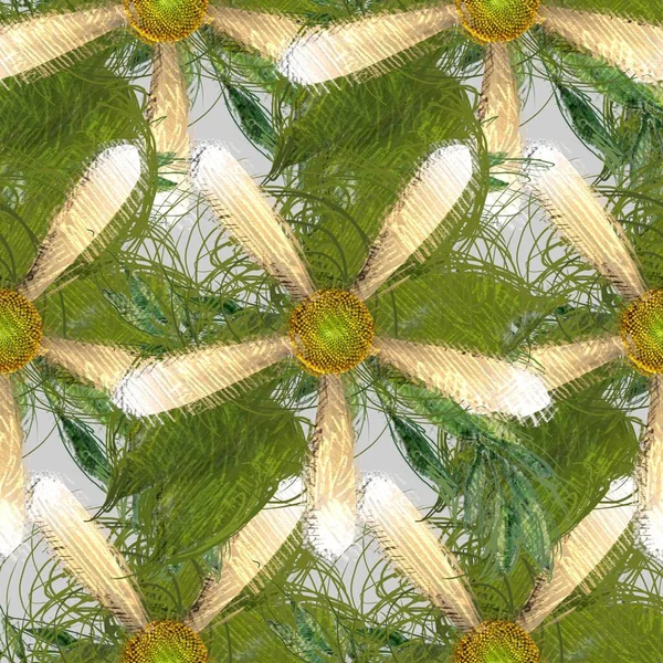 Palmiye yaprakları ile Seamless Modeli