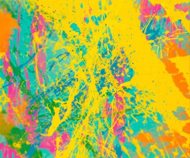 Boya lekeleriyle soyut arkaplan