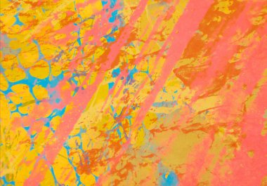 metin için alan ile arka planda soyut renkli lekeler