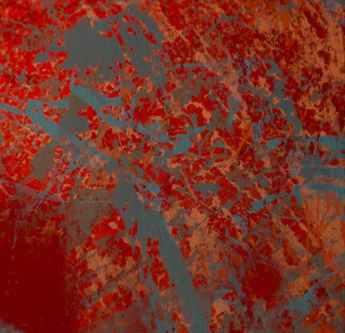 Metin için yeri olan boya lekeleriyle soyut arkaplan  