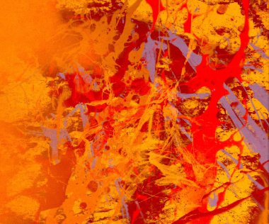 Arkaplanda soyut renkli lekeler