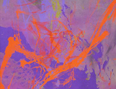 Arkaplanda soyut renkli lekeler          