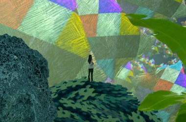 yeşil soyut arka plan