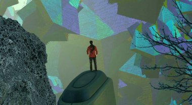 bir kitap ile güzel bir kadın