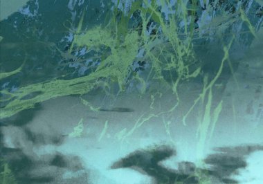 metin için alan ile arka planda soyut renkli lekeler