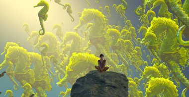 Bahçedeki sarı çiçek