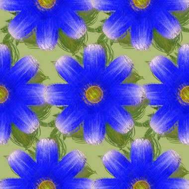 Çiçeklerle kusursuz desen