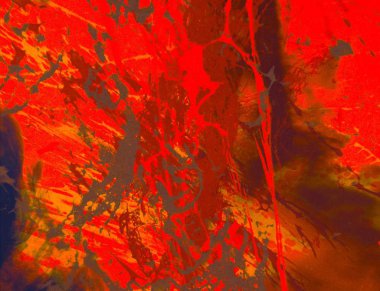 Metin için yeri olan boya lekeleriyle soyut arkaplan  