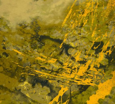 Metin için yeri olan boya lekeleriyle soyut arkaplan   