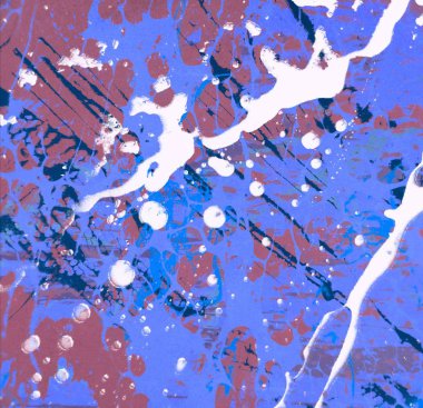 Arkaplanda soyut renkli lekeler