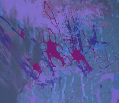 Metin için yeri olan boya lekeleriyle soyut arkaplan