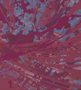 kırmızı gökyüzünde güzel çiçekler