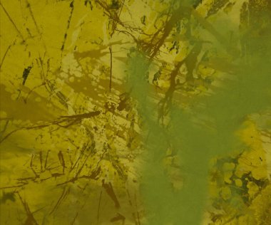 Metin için yeri olan boya lekeleriyle soyut arkaplan