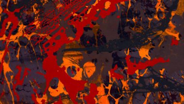 Metin için yeri olan boya lekeleriyle soyut arkaplan 