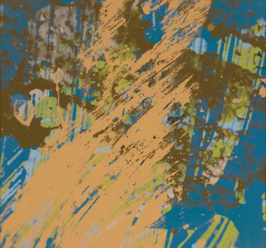 Arkaplanda soyut renkli lekeler