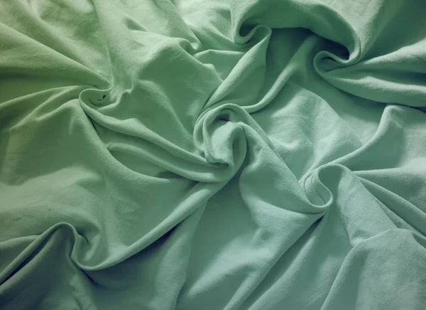Green Elegant Silk Background — Stock Photo, Image