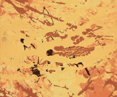 Metin için yeri olan boya lekeleriyle soyut arkaplan    