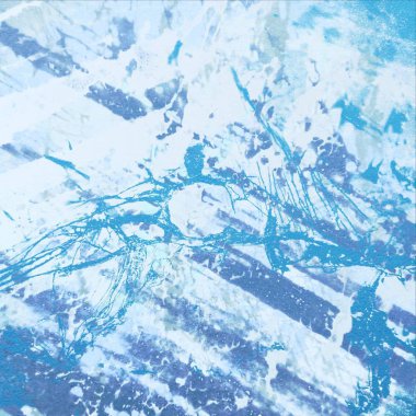 Metin için yeri olan boya lekeleriyle soyut arkaplan