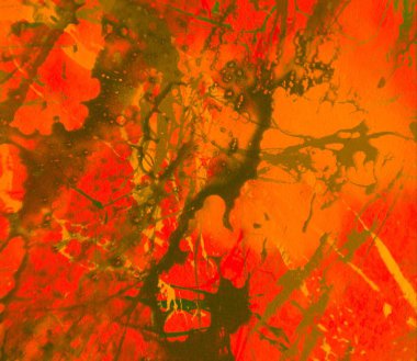 Arkaplanda soyut renkli lekeler  