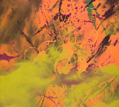 Boya lekeleriyle soyut arkaplan