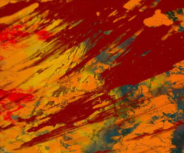 metin için alan ile arka planda soyut renkli lekeler