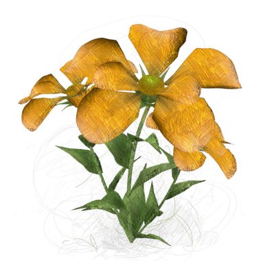 Beyaz arkaplanda sonbahar yaprakları