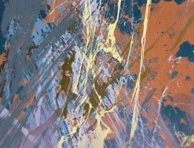 Metin için yeri olan boya lekeleriyle soyut arkaplan  