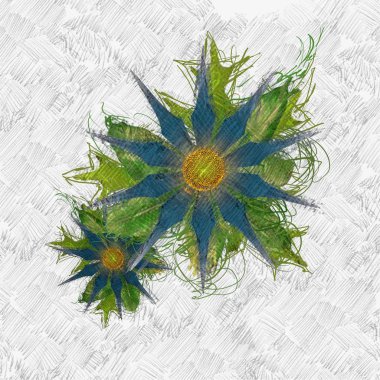 kopya alanı ile arka plan için sanatsal renkli illüstrasyon